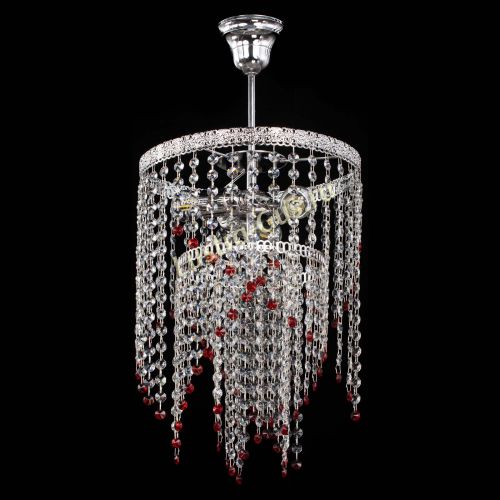 Люстра Токката Капель №3 красная в Самаре Гусь Хрустальный