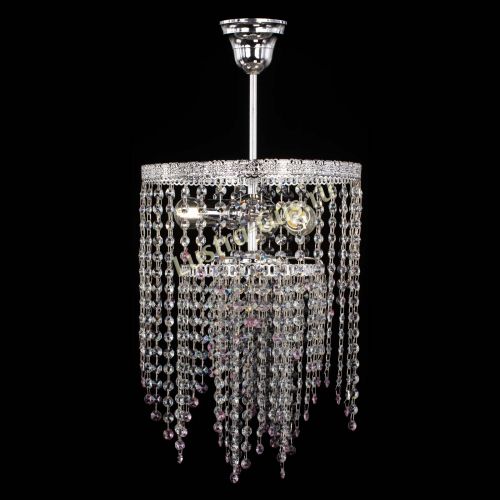 Люстра Токката Капель №3 розовая в Самаре Гусь Хрустальный