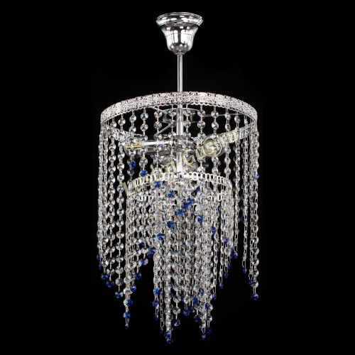 Люстра Токката Капель №3 синяя в Самаре Гусь Хрустальный