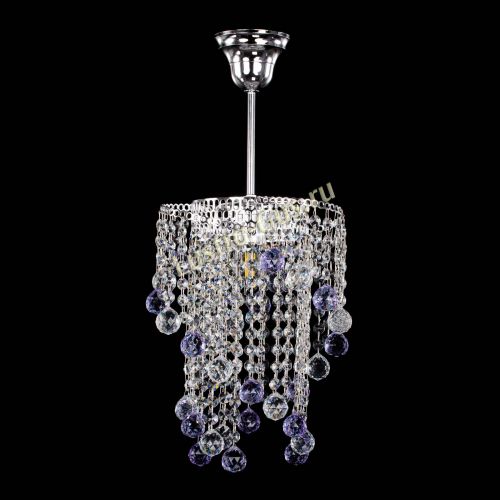 Люстра Вектор №4 фиолетовая в Самаре Гусь Хрустальный