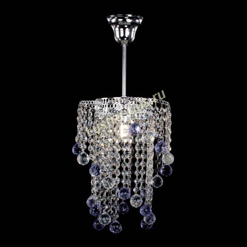 Люстра Вектор №4 фиолетовая в Самаре Гусь Хрустальный