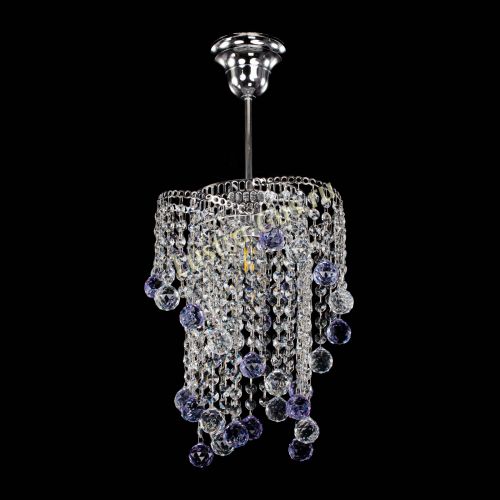 Люстра Вектор №4 фиолетовая в Самаре Гусь Хрустальный