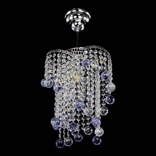 Люстра Вектор №4 фиолетовая в Самаре Гусь Хрустальный