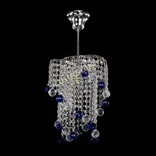 Люстра Вектор №4 синяя в Самаре Гусь Хрустальный