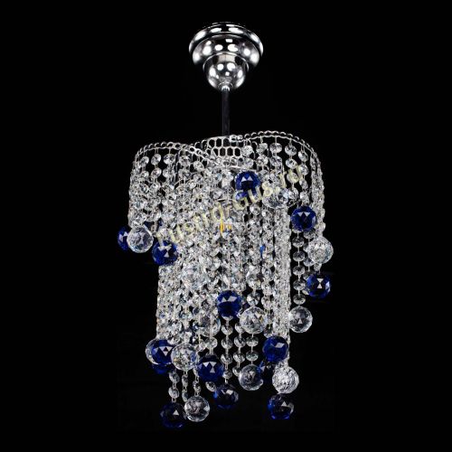 Люстра Вектор №4 синяя в Самаре Гусь Хрустальный