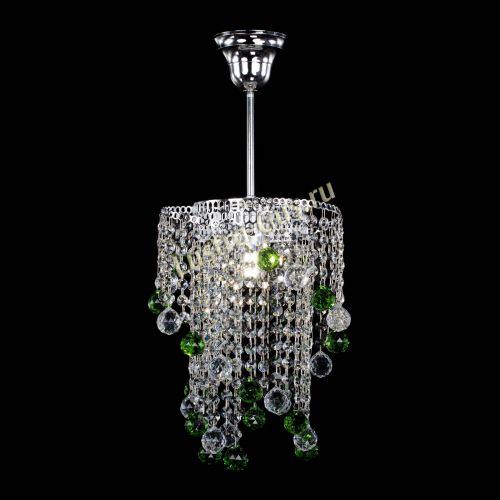 Люстра Вектор №4 зеленая в Самаре Гусь Хрустальный