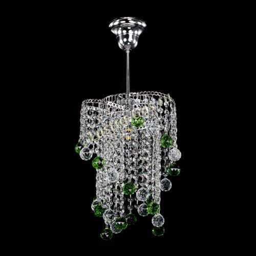 Люстра Вектор №4 зеленая в Самаре Гусь Хрустальный