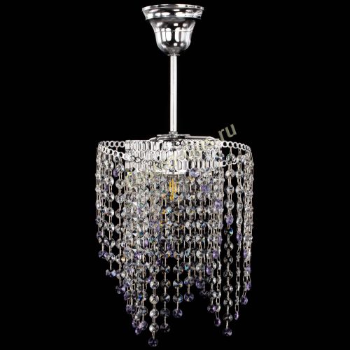 Люстра Вектор №5 фиолетовая в Самаре Гусь Хрустальный