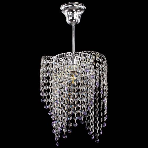 Люстра Вектор №5 фиолетовая в Самаре Гусь Хрустальный