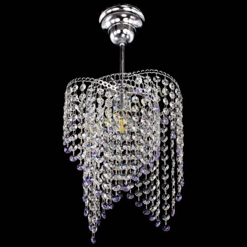 Люстра Вектор №5 фиолетовая в Самаре Гусь Хрустальный