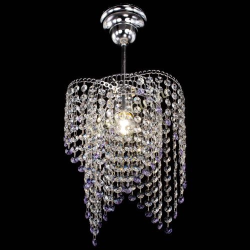 Люстра Вектор №5 фиолетовая в Самаре Гусь Хрустальный