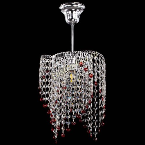 Люстра Вектор №5 красная в Самаре Гусь Хрустальный