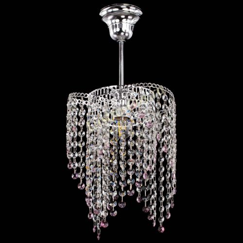 Люстра Вектор №5 розовая в Самаре Гусь Хрустальный