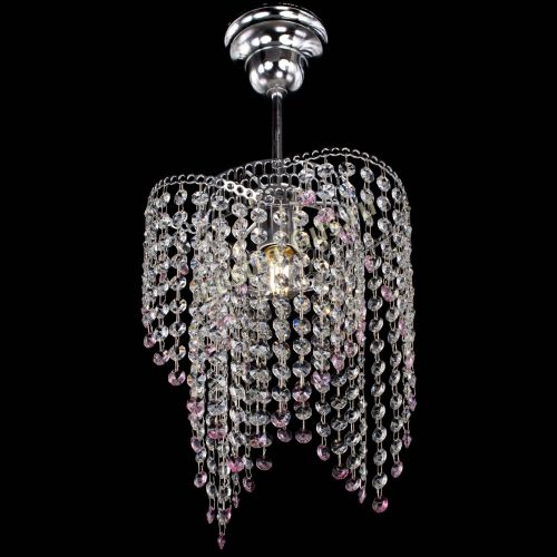 Люстра Вектор №5 розовая в Самаре Гусь Хрустальный