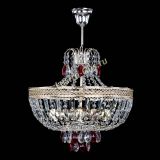 Люстра Венеция Астра №5 красная в Самаре