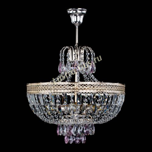 Люстра Венеция Астра №5 розовая в Самаре Гусь Хрустальный