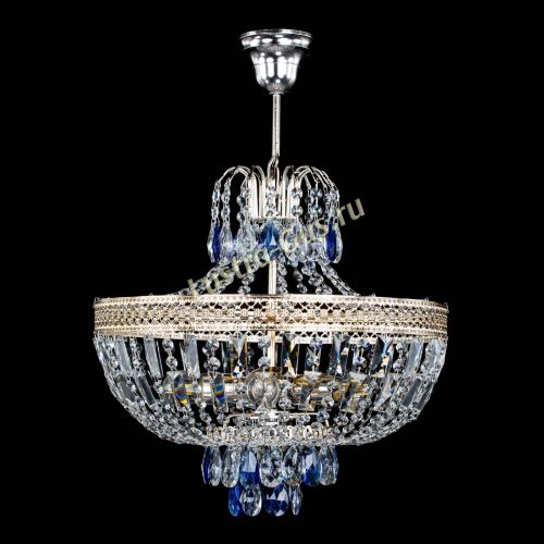 Люстра Венеция Астра №5 синяя в Самаре Гусь Хрустальный