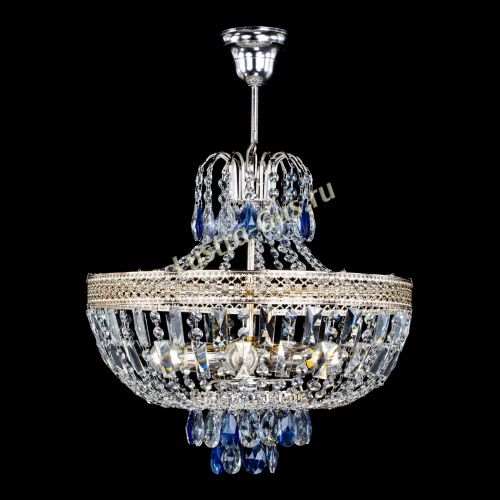 Люстра Венеция Астра №5 синяя в Самаре Гусь Хрустальный