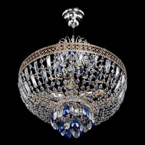 Люстра Венеция Астра №5 синяя в Самаре Гусь Хрустальный