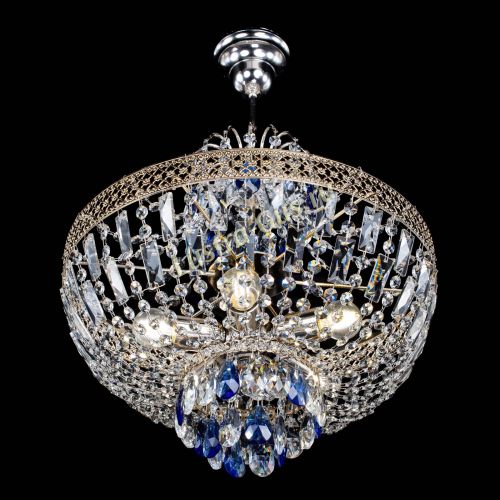 Люстра Венеция Астра №5 синяя в Самаре Гусь Хрустальный