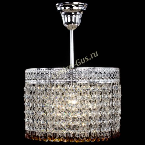 Люстра Венеция Капель №1 с подвесом Чайная в Самаре Гусь Хрустальный