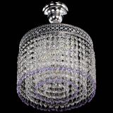 Люстра Венеция Капель №1 с подвесом Фиолетовая в Самаре