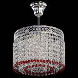 Люстра Венеция Капель №1 с подвесом Красная в Самаре