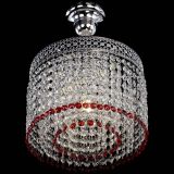 Люстра Венеция Капель №1 с подвесом Красная в Самаре
