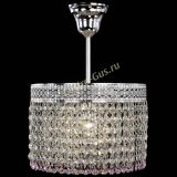 Люстра Венеция Капель №1 с подвесом Розовая в Самаре