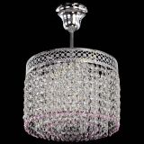 Люстра Венеция Капель №1 с подвесом Розовая в Самаре