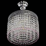 Люстра Венеция Капель №1 с подвесом Розовая в Самаре