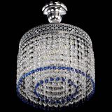 Люстра Венеция Капель №1 с подвесом Синяя в Самаре