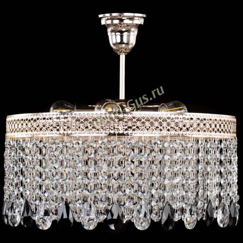 Люстра Венеция Капель журавлик черная в Самаре Гусь Хрустальный