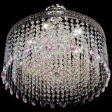 Люстра Венеция Капель журавлик розовая в Самаре