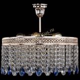 Люстра Венеция Капель журавлик синяя в Самаре