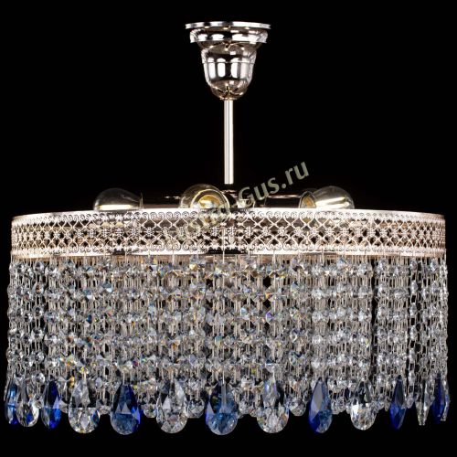 Люстра Венеция Капель журавлик синяя в Самаре Гусь Хрустальный