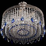 Люстра Венеция Капель журавлик синяя в Самаре