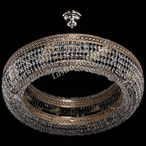 Люстра Венеция Кольцо с подвесом в Самаре Гусь Хрустальный