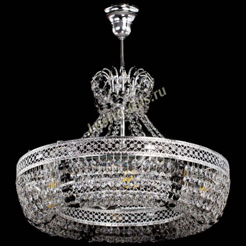 Люстра Венеция Кольцо с подвесом Черная в Самаре Гусь Хрустальный