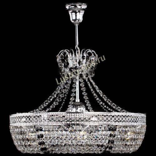 Люстра Венеция Кольцо с подвесом Черная в Самаре Гусь Хрустальный