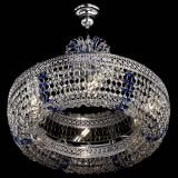 Люстра Венеция Кольцо с подвесом Синяя в Самаре