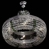 Люстра Венеция Кольцо с подвесом Зеленая в Самаре