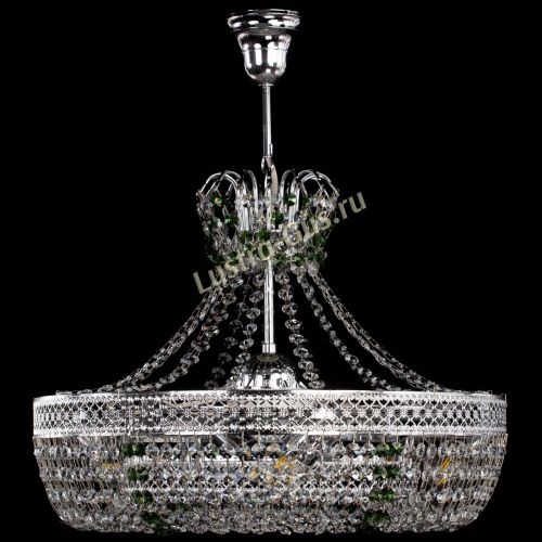 Люстра Венеция Кольцо с подвесом Зеленая в Самаре Гусь Хрустальный