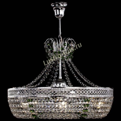 Люстра Венеция Кольцо с подвесом Зеленая в Самаре Гусь Хрустальный