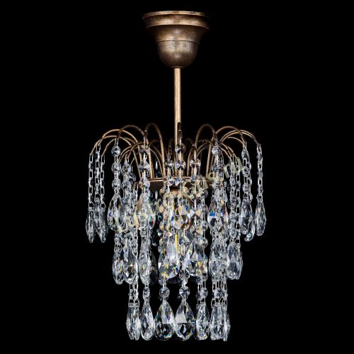 Люстра Весна журавлик под бронзу в Самаре Гусь Хрустальный