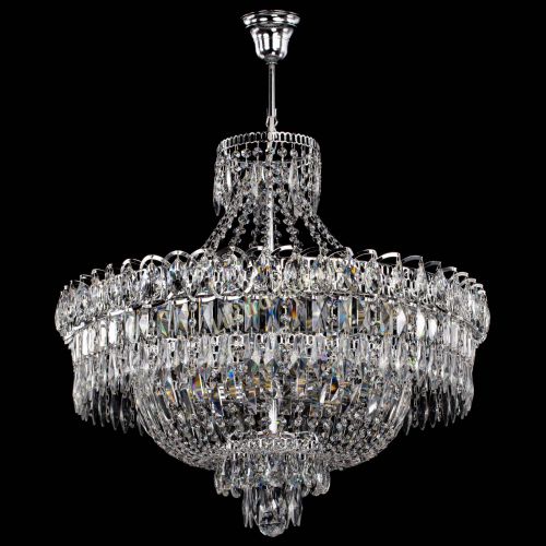 Люстра Водопад перо с подвесом в Самаре Гусь Хрустальный