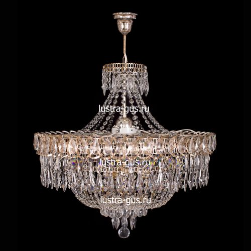 Люстра Водопад перо с подвесом в Самаре Гусь Хрустальный