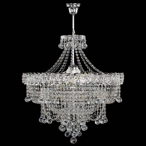 Люстра Водопад Софья №8 с подвесом  в Самаре Гусь Хрустальный