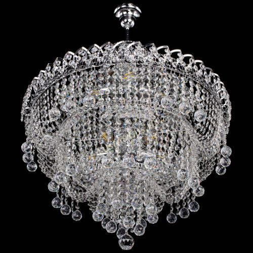 Люстра Водопад Софья №8 с подвесом  в Самаре Гусь Хрустальный