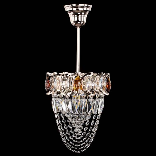 Люстра Водоворот №1 мини с подвесом чайная в Самаре Гусь Хрустальный